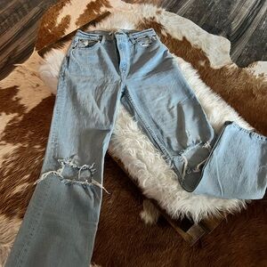 Abercrombie & Fitch The 90’s Straight Ultra High Rise